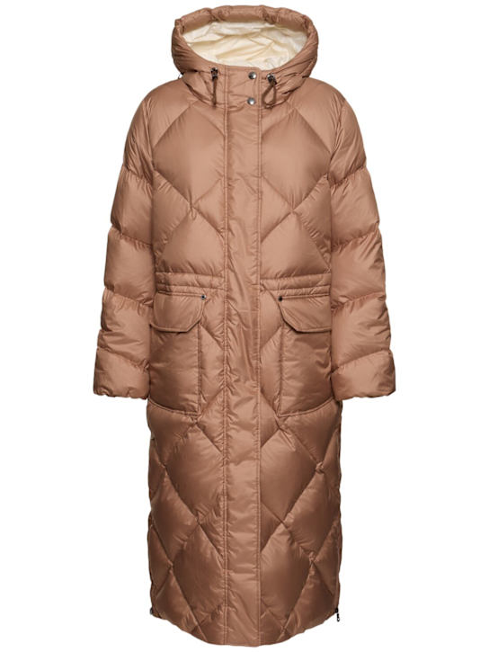 Bogner: Beate-D long coat - Moleskin - women_0 | Luisa Via Roma