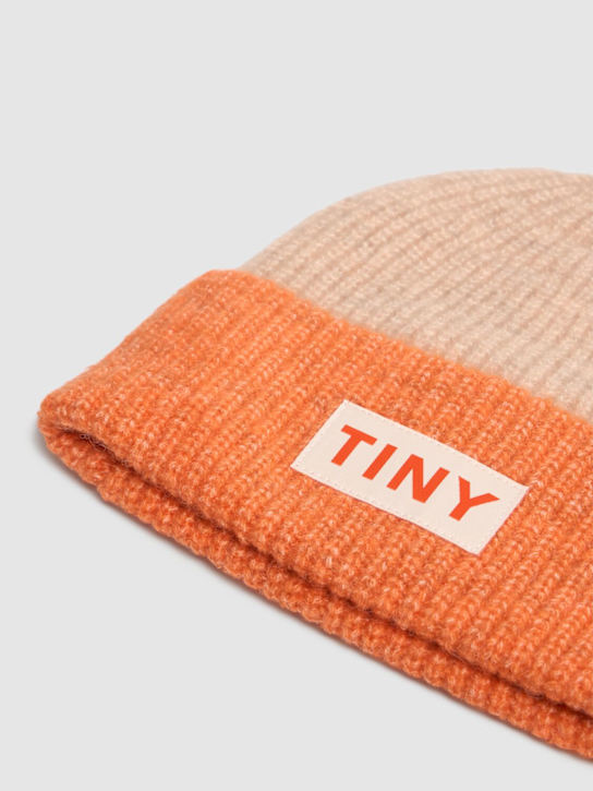 Tiny Cottons: Cappello in maglia di misto acrilico color block - kids-girls_1 | Luisa Via Roma