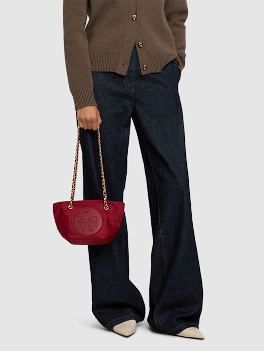Tory Burch: Small Ella Chain nylon crossbody bag - women_1 | Luisa Via Roma