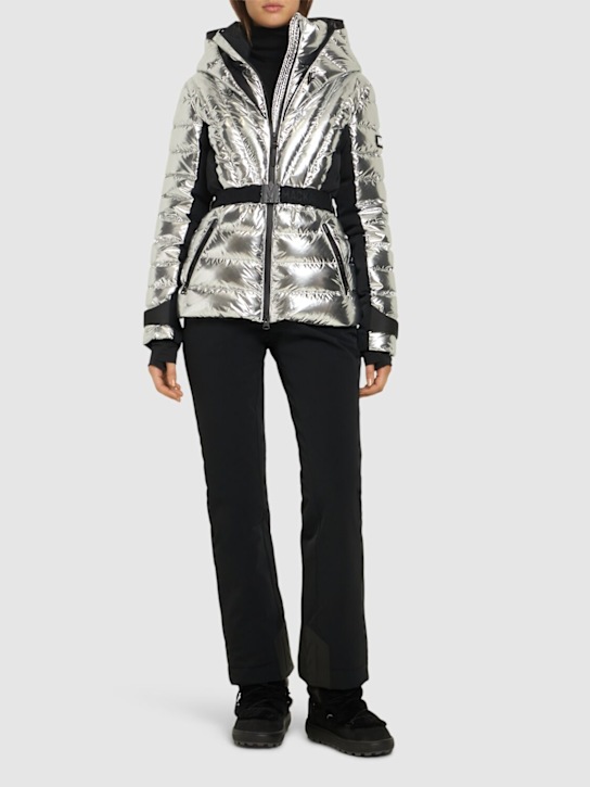 Mackage: Elita-Nfm silver down ski jacket - women_1 | Luisa Via Roma