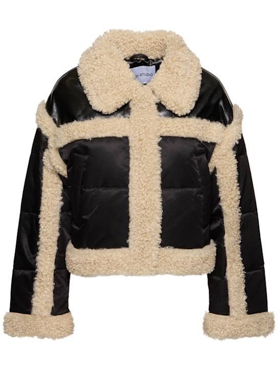 Stand Studio: Mary structured nylon down jacket - women_0 | Luisa Via Roma