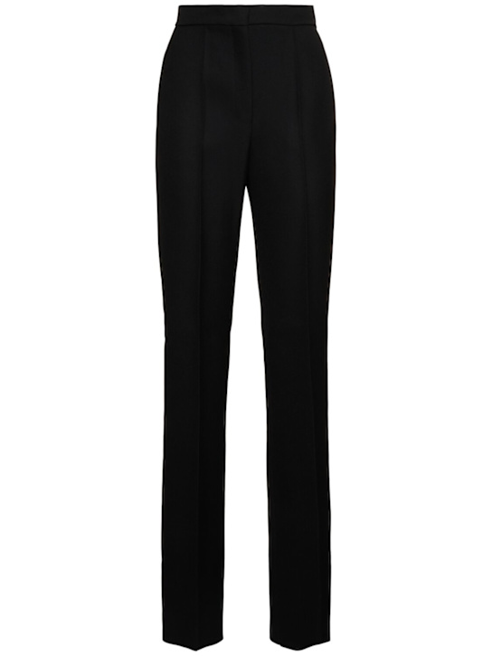 Max Mara: Uccio ウールワイドパンツ - women_0 | Luisa Via Roma