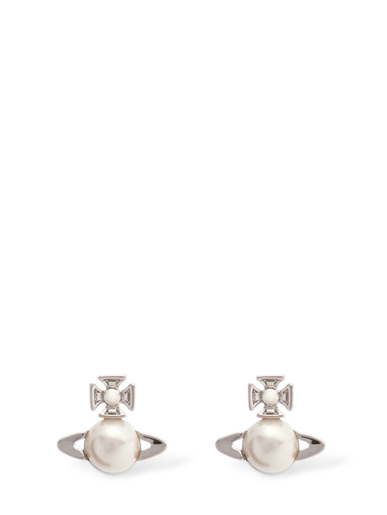 Vivienne Westwood: Balbina faux pearl stud earrings - women_0 | Luisa Via Roma