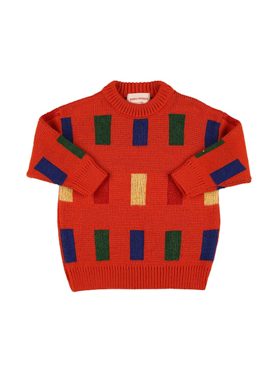 Bobo Choses: Color Game ジャカードセーター - kids-boys_0 | Luisa Via Roma