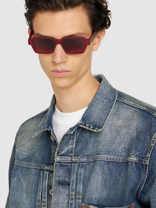 Retrosuperfuture: Caro Estate acetate sunglasses - Red - men_2 | Luisa Via Roma