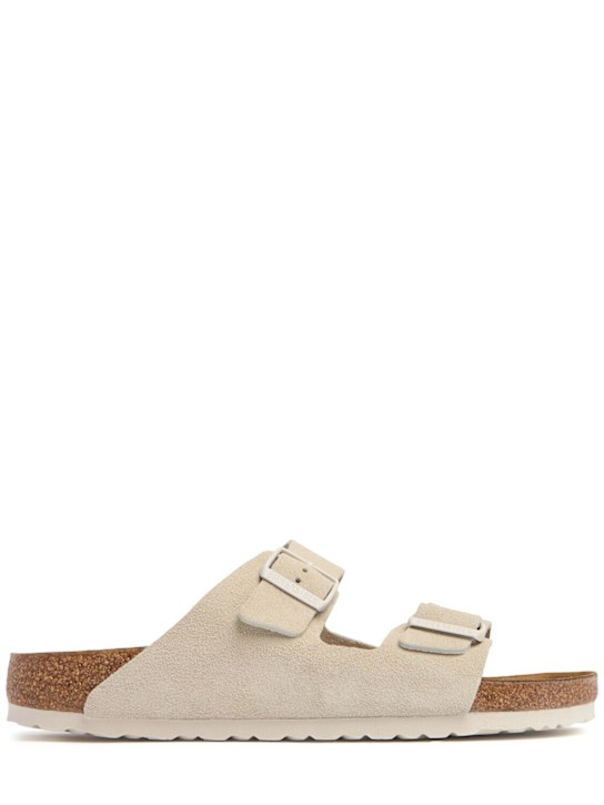 BIRKENSTOCK: Arizona SFB leather sandals - men_0 | Luisa Via Roma