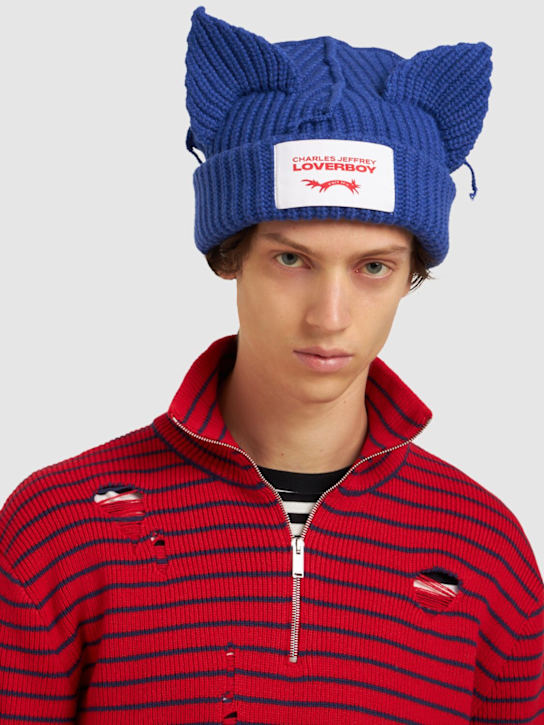 Charles Jeffrey LOVERBOY: Chunky ears beanie - men_1 | Luisa Via Roma