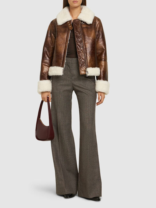 Stand Studio: Lorelle cracked jacket - women_1 | Luisa Via Roma