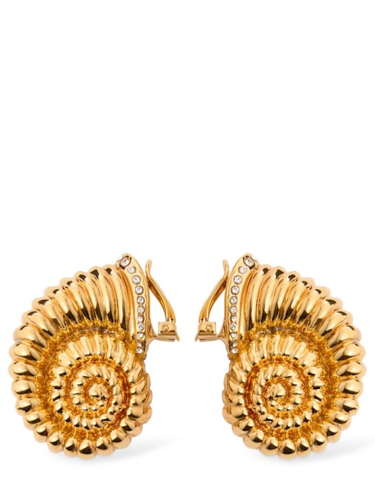 Balmain: Snail clip-on earrings - women_0 | Luisa Via Roma