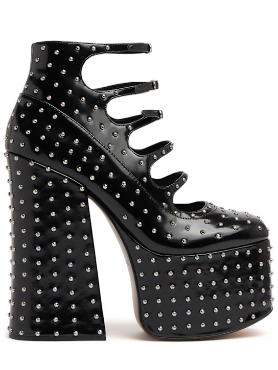 Marc Jacobs: Escarpins en cuir clouté Kiki 165 mm - Noir - women_0 | Luisa Via Roma