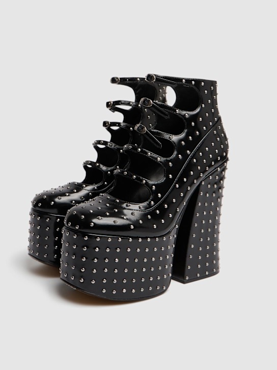 Marc Jacobs: Escarpins en cuir clouté Kiki 165 mm - Noir - women_2 | Luisa Via Roma