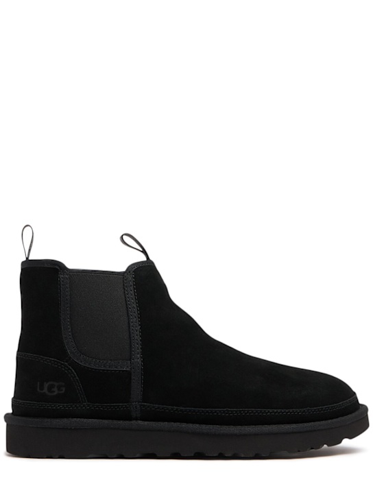 Ugg: 10mm Neumel Chelsea shearling boots - men_0 | Luisa Via Roma