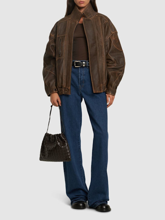 MANOKHI: Adwa leather jacket - women_1 | Luisa Via Roma