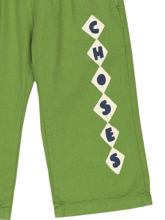 Bobo Choses: コットンスウェットパンツ - kids-boys_1 | Luisa Via Roma