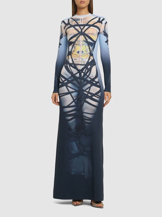 JPG bondage jersey long dress - Thumbnail 2
