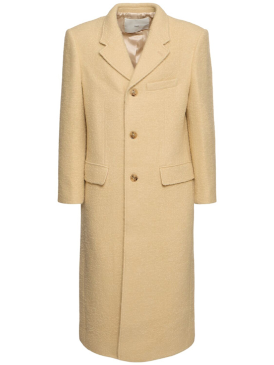 Dunst: Unisex 2-way 3 button bouclé coat - men_0 | Luisa Via Roma
