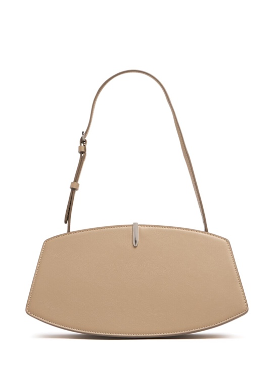 Savette: Florence leather shoulder bag - Clay - women_0 | Luisa Via Roma