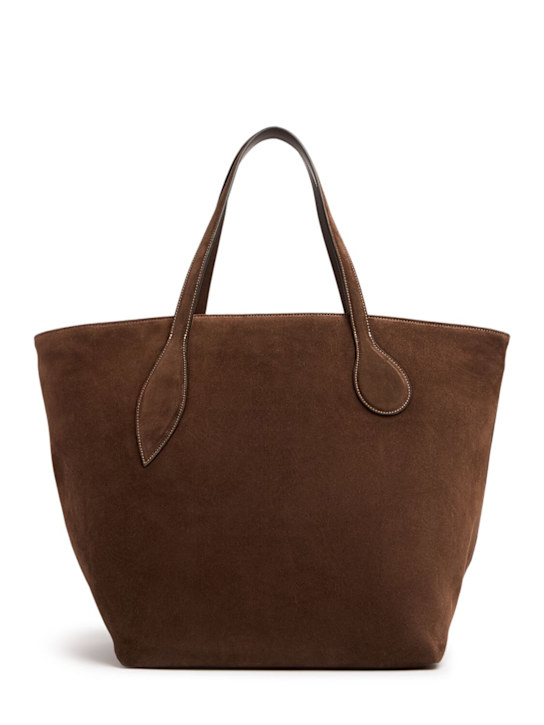 Liffner: Sprout suede tote bag - women_0 | Luisa Via Roma