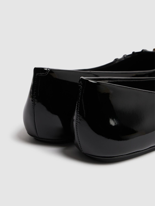 Marc Jacobs: Ballerines en cuir The Pointy Toe 10 mm - Noir - women_4 | Luisa Via Roma