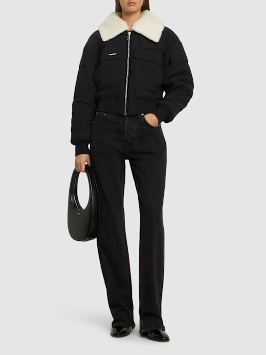 Coperni: C+ cropped bomber jacket - women_1 | Luisa Via Roma