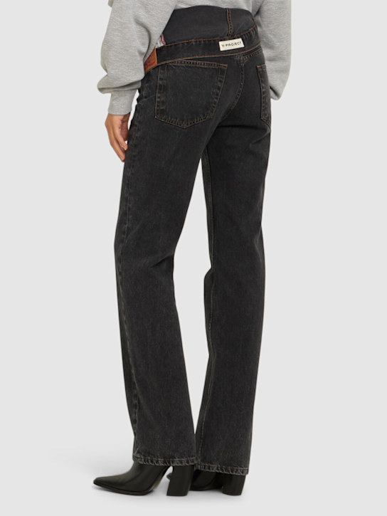 Y/PROJECT: Asymmetric high waist straight jeans - women_2 | Luisa Via Roma