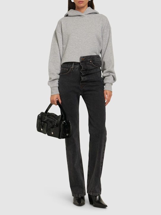 Y/PROJECT: Asymmetric high waist straight jeans - women_1 | Luisa Via Roma