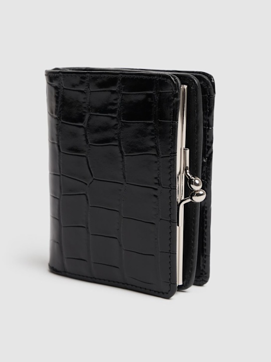 Vivienne Westwood: Logo embossed leather wallet - women_1 | Luisa Via Roma