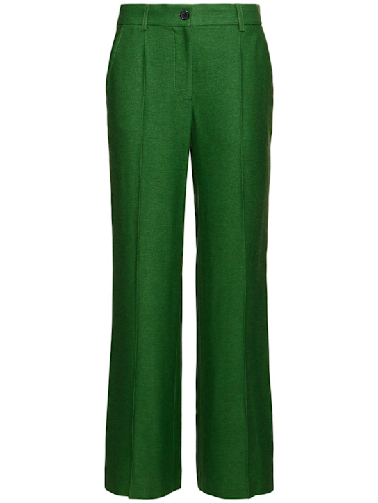 JW Anderson: Tailored viscose wide leg pants - women_0 | Luisa Via Roma