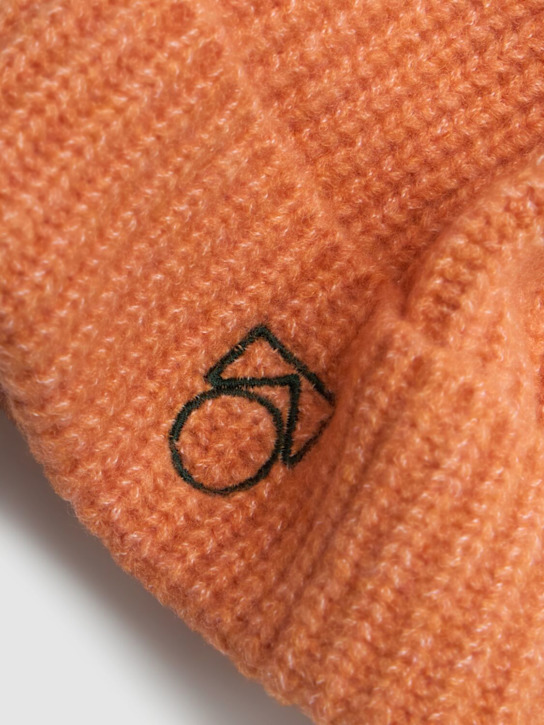 Main Story: Embroidered wool blend knit beanie - Orange - kids-boys_1 | Luisa Via Roma