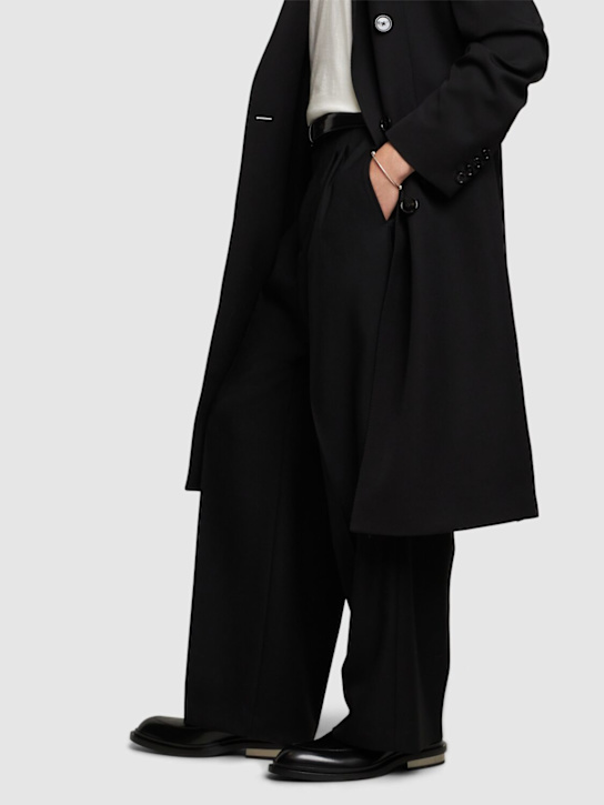 Jil Sander: Shiny leather ankle boots - men_1 | Luisa Via Roma