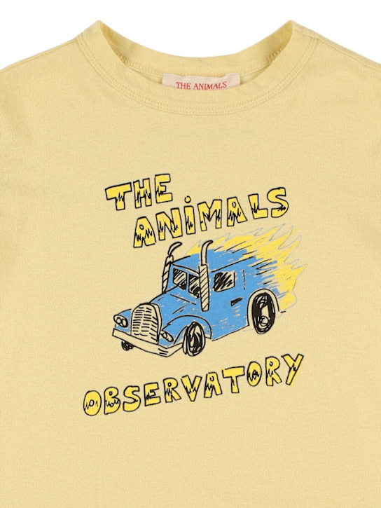 The Animals Observatory: Sheep コットンジャージーTシャツ - kids-girls_1 | Luisa Via Roma