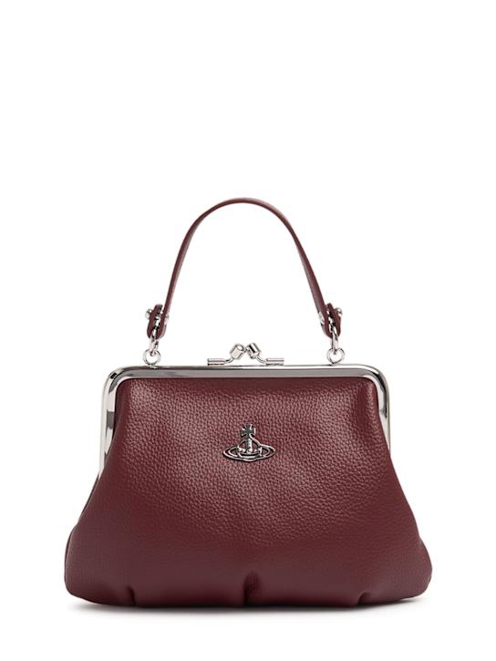 Vivienne Westwood: Granny Frame faux grain leather  bag - women_0 | Luisa Via Roma