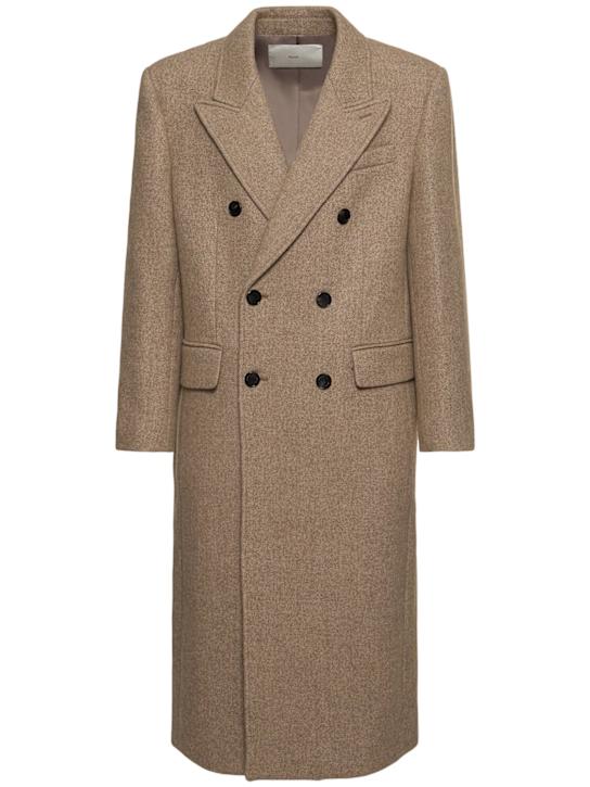 Dunst: Unisex double-breast tailored wool coat - men_0 | Luisa Via Roma