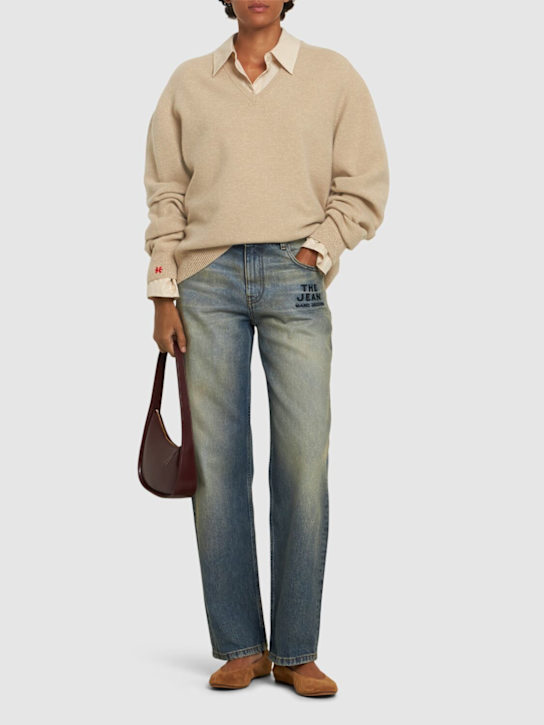 Marc Jacobs: The washed high rise straight jeans - women_1 | Luisa Via Roma