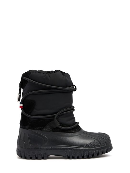 Moncler Grenoble: Chris nylon snow boots - kids-girls_0 | Luisa Via Roma