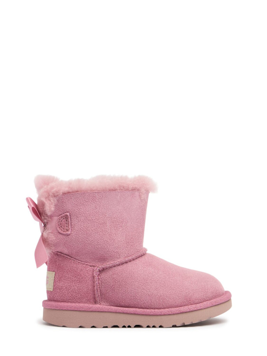 Ugg: Stivali Mini Bailey Bow II in shearling - kids-girls_0 | Luisa Via Roma