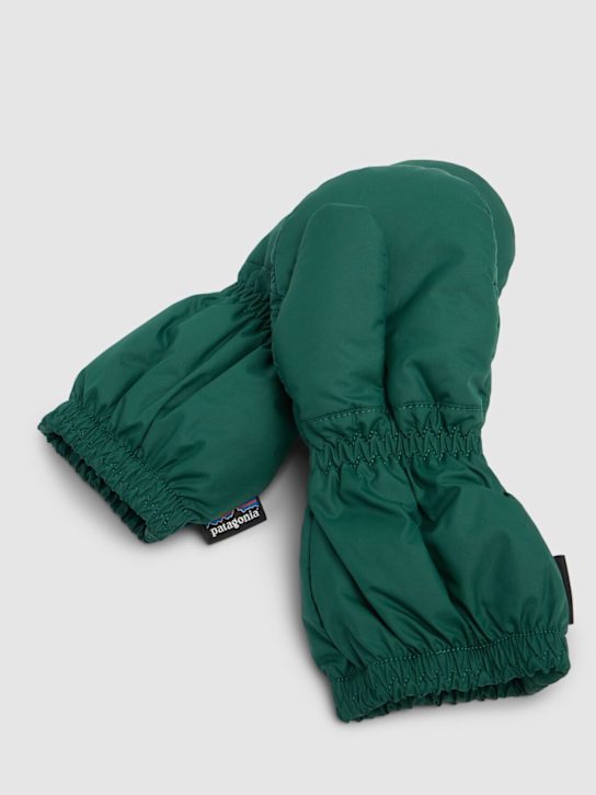 Patagonia: Moufles en polyester recyclé - Vert - kids-boys_1 | Luisa Via Roma