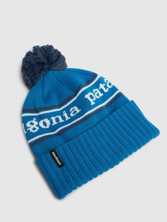Patagonia: Cappello beanie in poly riciclato con pompom - kids-girls_1 | Luisa Via Roma