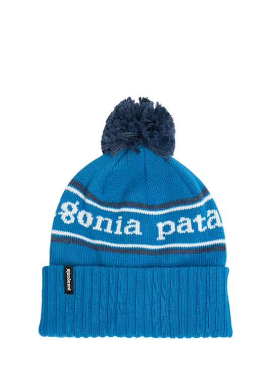 Patagonia: Cappello beanie in poly riciclato con pompom - kids-girls_0 | Luisa Via Roma