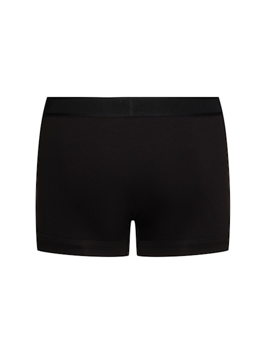 Tom Ford: Pack of 2 cotton briefs - Black - men_3 | Luisa Via Roma