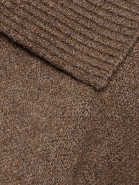 Axel Arigato: Clio cropped wool polo sweater - women_3 | Luisa Via Roma