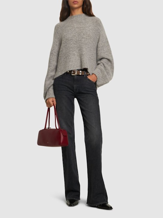 Mother: The Bookie Heel mid rise straight jeans - women_1 | Luisa Via Roma
