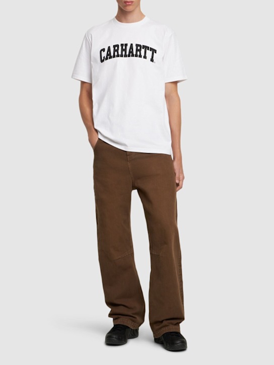 Carhartt WIP: University cotton t-shirt - men_1 | Luisa Via Roma