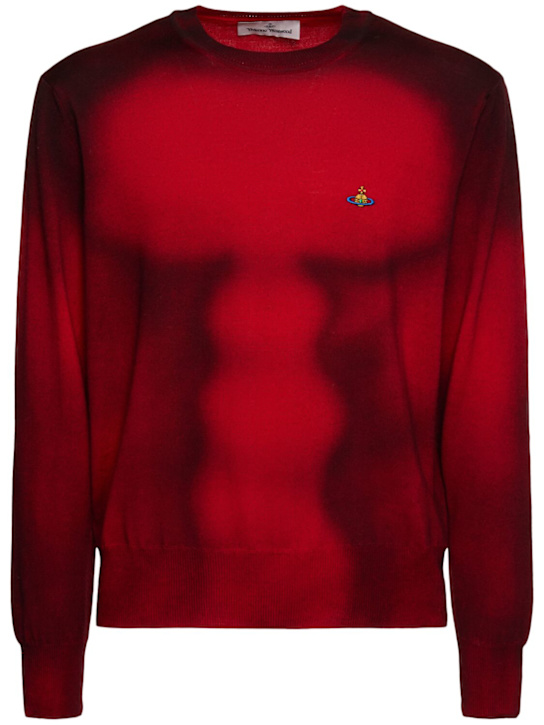 Vivienne Westwood: Pull-over à col rond Sean - men_0 | Luisa Via Roma