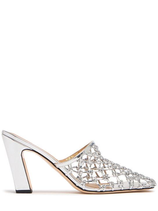 Studio Amelia: 90mm Silas leather mules - women_0 | Luisa Via Roma