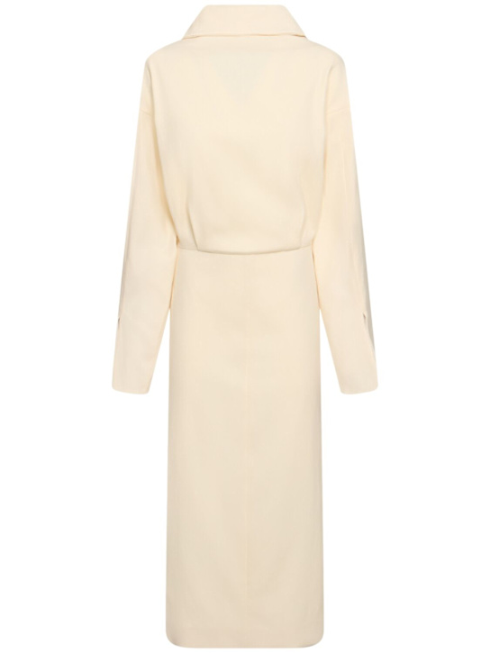 Carven: Wool blend midi dress - women_0 | Luisa Via Roma