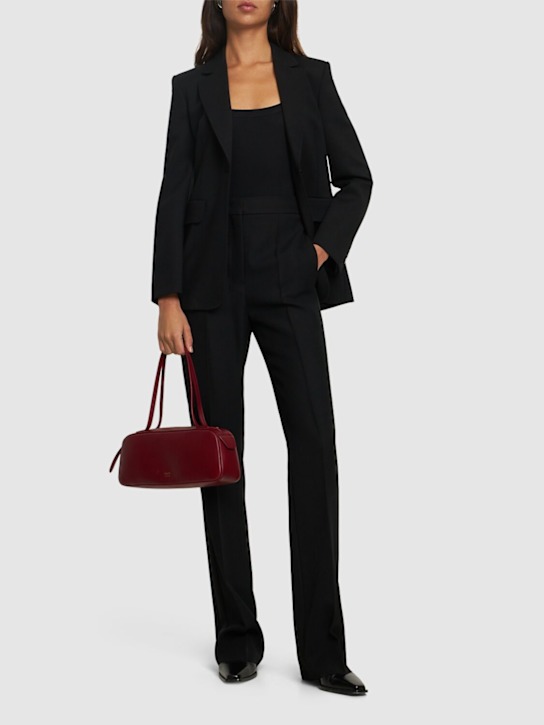 Max Mara: Uccio ウールワイドパンツ - women_1 | Luisa Via Roma