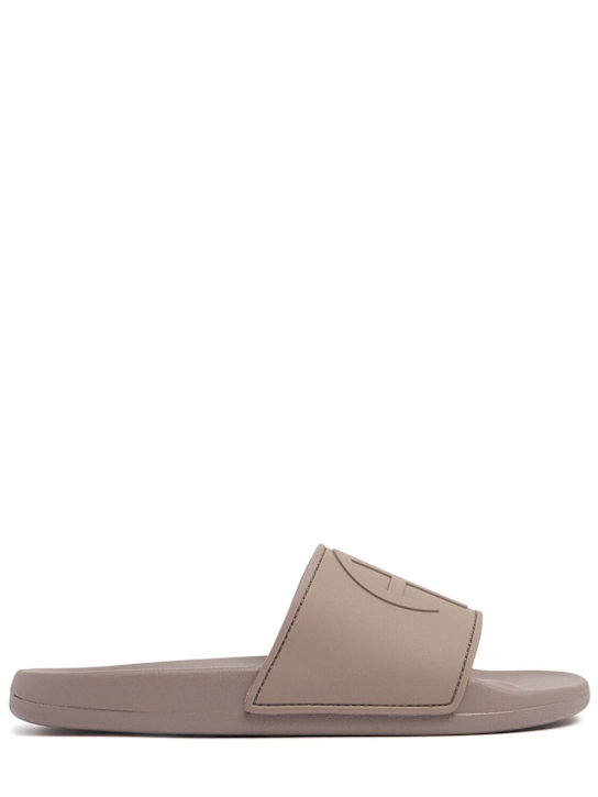 ANINE BING: Isla rubber slide sandals - women_0 | Luisa Via Roma