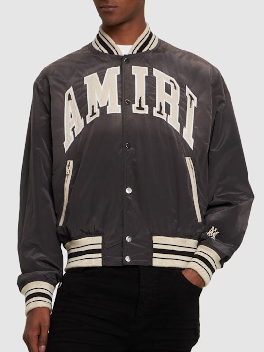 Amiri: Sun faded bomber jacket - men_2 | Luisa Via Roma