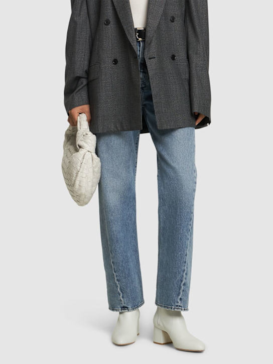 Stuart Weitzman: Stivaletti Flareblock in pelle 60mm - women_1 | Luisa Via Roma